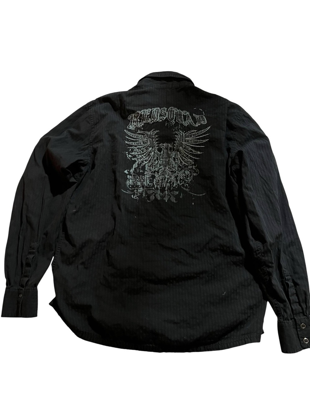 Y2K Redsquad Affliction Style Shirt XL Size (192) - Picture 2 of 3